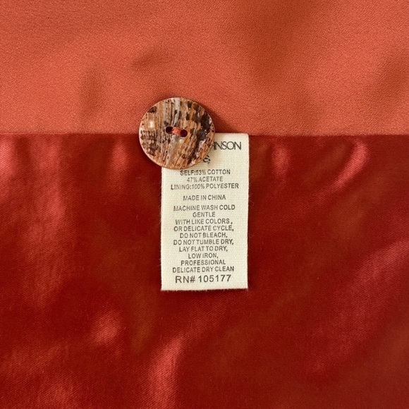 NWOT Ulla Johnson Button-Front Collarless Monroe Open-Back Vest - Picture 8 of 8